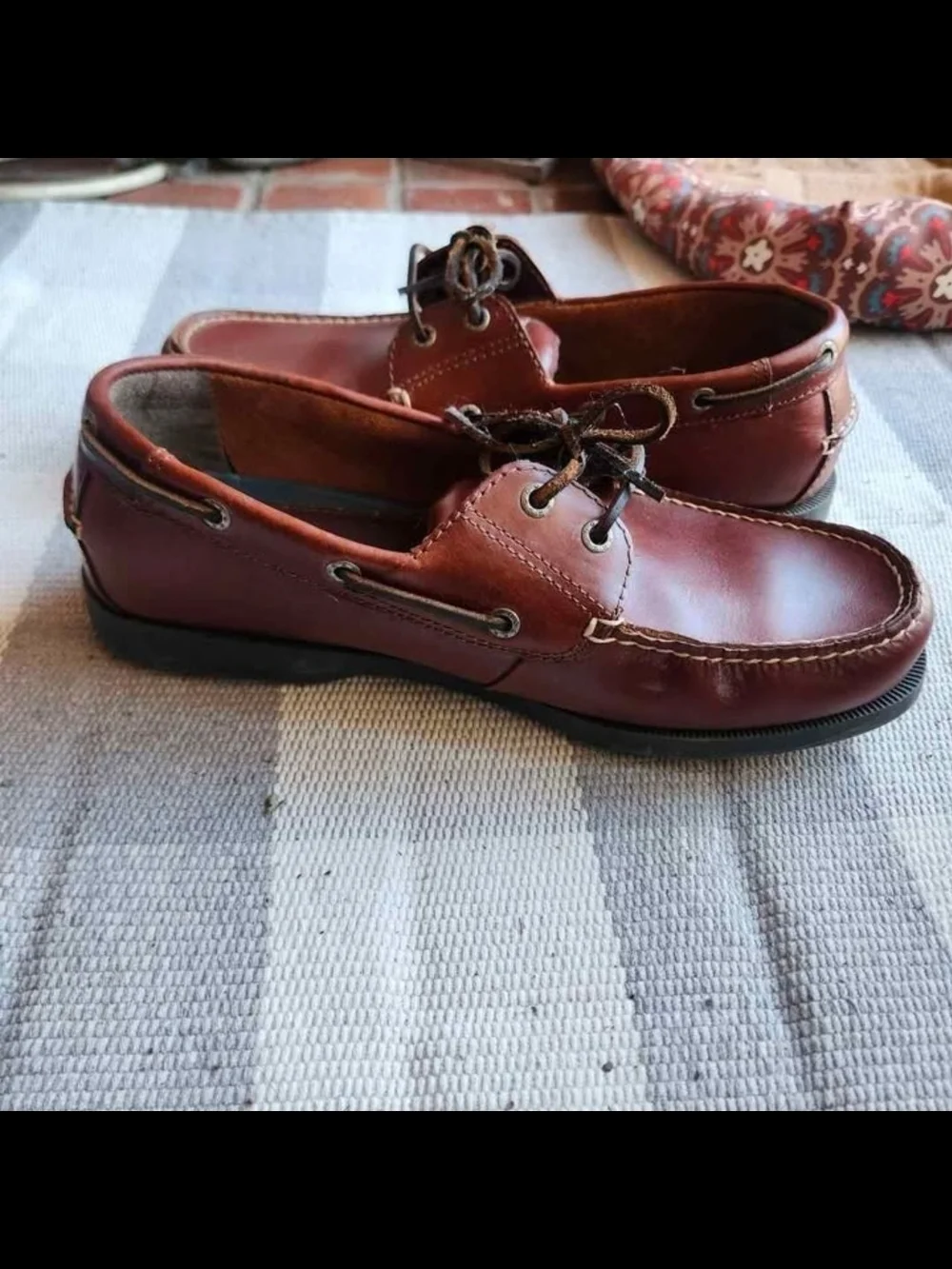 Dockers Castaway Men's Brown Leather Boat Shoes